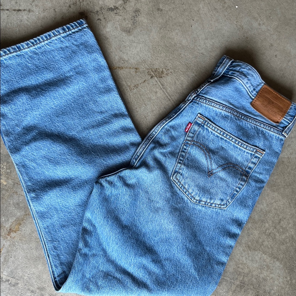 Levi's Blue Denim Jeans with Button Fly